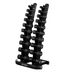 Sada 10 párů jednoramenných zvonů HMS HPT 1-10 kg a stojan STR37