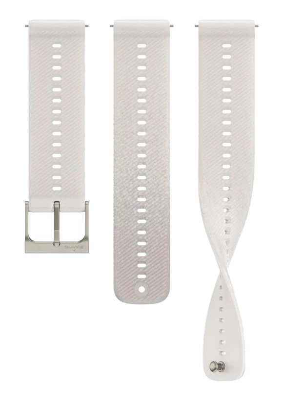 Suunto 22mm Athletic 6 Silicone Strap powder gray S+M