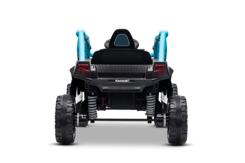Elektrické autíčko Kawasaki TERYX KRX 1000 12V, modré, jednomiestne, odpružená zadná náprava, 2,4 Ghz diaľkové ovládanie, Lítiová batéria, 2 x 25W Motory, MP3 s USB/AUX
