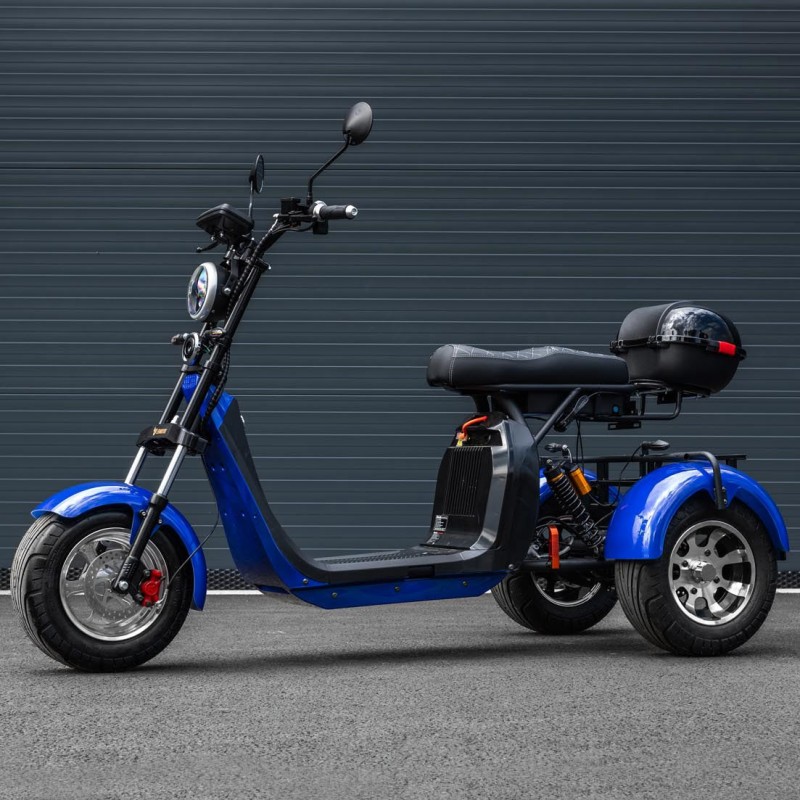 Elektrická tříkolka Leramotors Scooters C5 2000W modrá