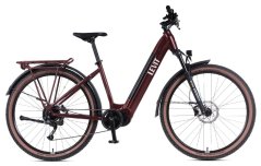 Trekingové elektrokolo Levit Atlas low garnet pearl matt 630 Wh 2024