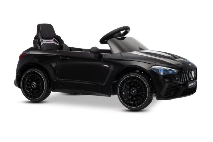 Beneo Elektrické autíčko Mercedes CLE 12V s pohonom zadných kolies, čierne, Jednomiestne, Lítiová batéria, LED svetlá, široké sedadlo, 2,4 GHz diaľkový ovládač, MP3 prehrávač so vstupom USB/AUX a Bluetooth, ORIGINAL Licencia