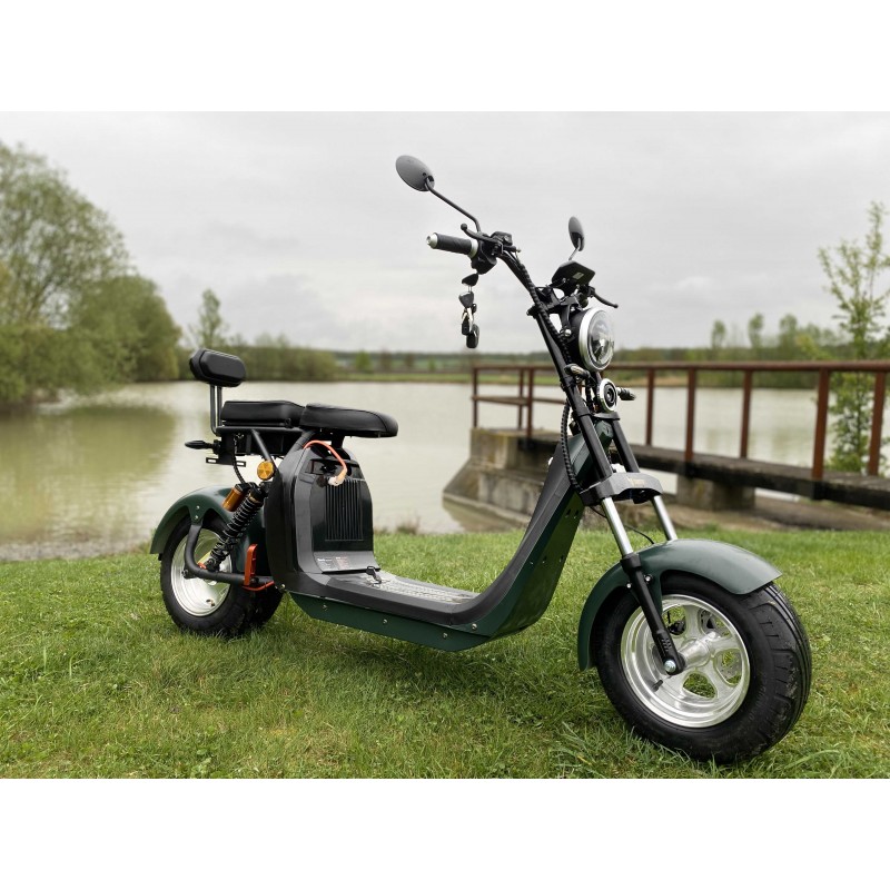 Elektrický skútr Lera Scooters C2 2000W zelený