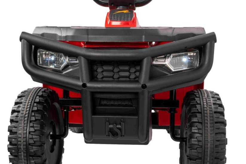 Elektrická čtyřkolka Beneo Arctic Cat 12V se zadním pohonem, červená, LED světla, lithiová baterie, 2 x 25W motor, originální licence