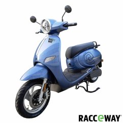 Elektroskútr RACCEWAY® JLG-E-MOTO 3000W 30Ah, modrý