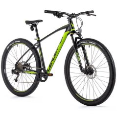 Horský bicykel Leader Fox Esent 29" 2023 čierna matná/zelená