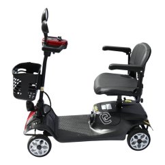 Elektrický čtyřkolový vozík RACCEWAY® SOLID, šedý