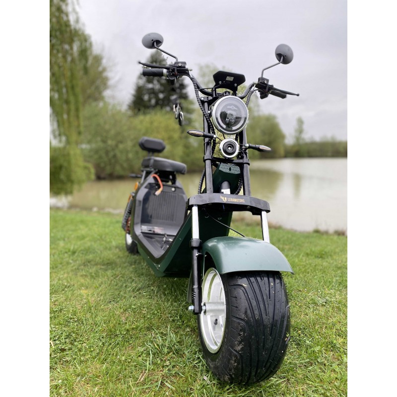 Elektrický skútr Lera Scooters C2 2000W zelený