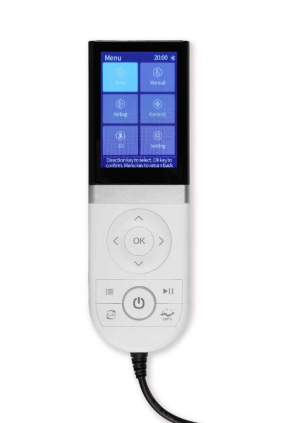 Masážne kreslo Damico Libra 3D Air White
