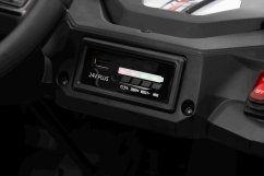 Elektrické auto Beneo T-REX Ride 4x4 dvoumístné 24V, červené, MP3 přehrávač se vstupem USB/AUX, pohon 4x4, lithiová baterie, odpružení, dálkové ovládání, LED světla