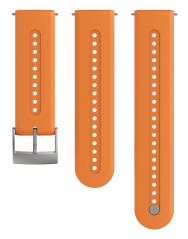 Suunto 24mm Athletic 7 Silicone Strap Granite Orange Size S+M