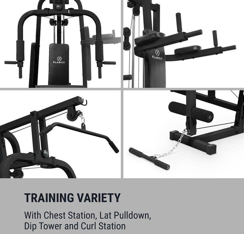 Klarfit ULTIMATE GYM 9000 čierna