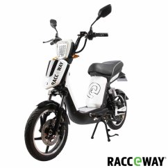 Elektrický skútr RACCEWAY® E-BABETA® bílá matná, bez baterie