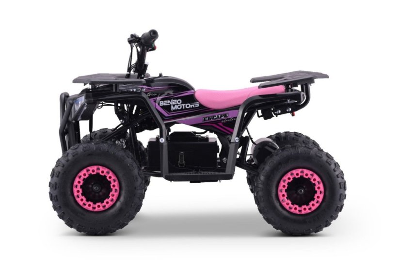 Elektrická čtyřkolka pro děti Beneo Motors ESCAPE-Electric růžová - 800W