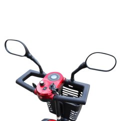 Elektrický čtyřkolový vozík RACCEWAY® SOLID, světle modrý