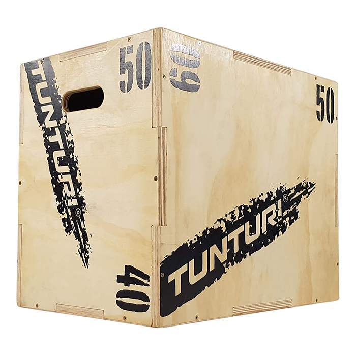 Plyometrická bedňa drevená Tunturi Plyo Box 40/50/60 cm
