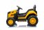 Beneo Licencovaný elektrický Bagr Caterpillar, Jednomístný, žlutý, USB vstupem na MP3 Přehrávači, Zadním pohonem s 2 x 30W Motory a Lithiovou baterií