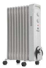 Olejový radiátor G21 Merapi biely, 9 rebier, 2000 W