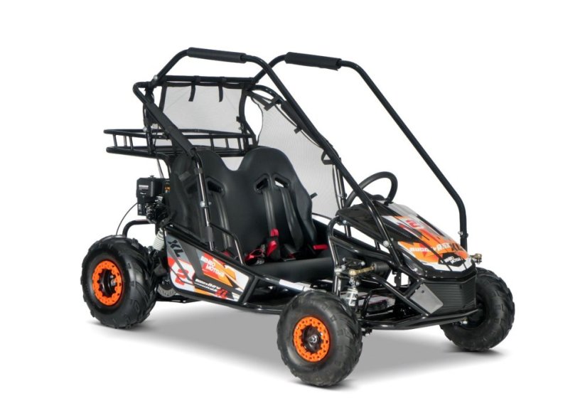 Benzínový kočárek pro děti Beneo Motors BUGGY RSX XL oranžový - 212cm3