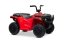 Elektrická čtyřkolka Beneo Arctic Cat 12V se zadním pohonem, červená, LED světla, lithiová baterie, 2 x 25W motor, originální licence