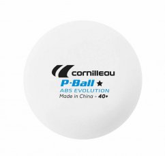 Míčky Cornilleau P-ball* 40+ Evolution ABS, x6 bílý
