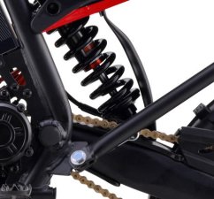 Elektrický motokros Beneo Motors Venom PLUS červená - 8000W