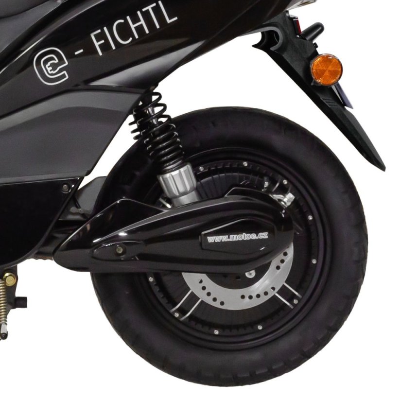 Elektroskúter RACCEWAY® E-FICHTL®, biely-lesklý, bez batérie