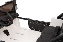 Elektrické autíčko Beneo Motors OFFRIDE 4x4² Dvojmiestne 12V, čierne, MP3 Prehrávač s USB/AUX vstupom, Pohon 4x4, Lítiová Batéria, EVA kolesá s odpružením, Diaľkový ovládač, LED Svetlá