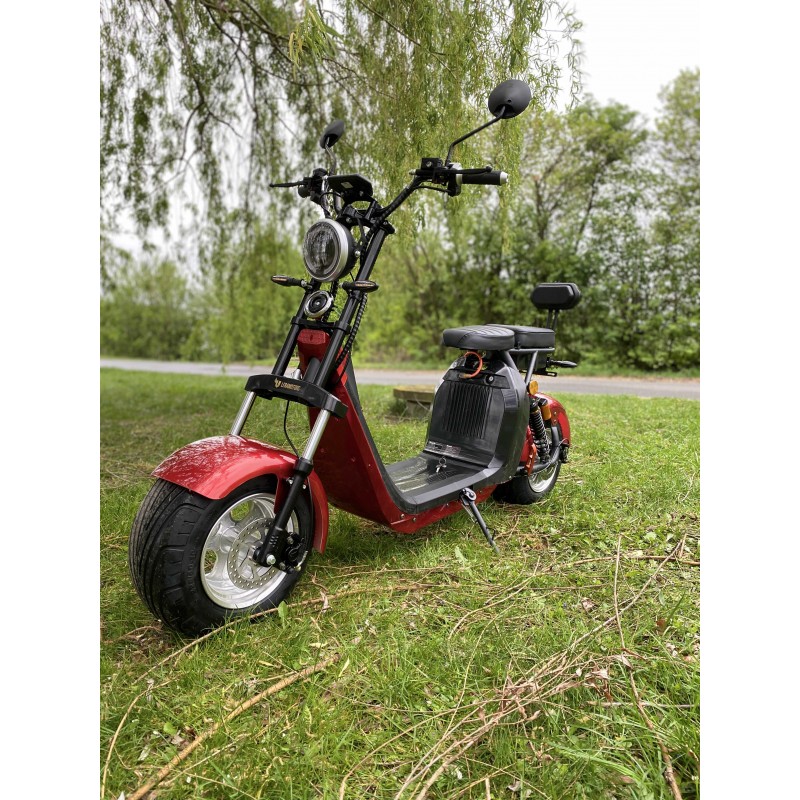 Elektrická koloběžka Lera Scooters C2 2000W červená