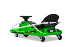 Beneo Motors Drift Kart 24V, zelená, 300W střídavý motor, lithiová baterie, režim Drift s rychlostí 14 km/h, pevná železná konstrukce, bezpečnostní pás, sportovní sedadlo, multifunkční volant