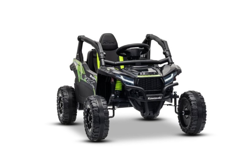 Elektrické autíčko Kawasaki TERYX KRX 1000 12V, čierne, jednomiestne, odpružená zadná náprava, 2,4 Ghz diaľkové ovládanie, Lítiová batéria, 2 x 25W Motory, MP3 s USB/AUX