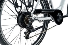 Mestský elektrobicykel Leader Fox Latona 26" 2024 biely
