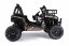 Beneo Elektrické autíčko UTV 24V, černé, dvoumístné, 2 x 200 W Motor, Lithiová baterie, EVA kola, odpružené nápravy, ektrická brzda, čalouněné sedátko, 2,4 GHz DO, Dvoumístné, USB, SD karta