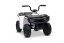Elektrická štvorkolka Beneo Arctic Cat 12V so zadným pohonom, biela, LED svetlá, Lítiová batéria, 2 x 25W motor, Originál Licencia