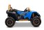 Elektrická buggy Arctic CAT XXL 4x4 24V, modrá, dvoumístná, měkká EVA kola, výkonné motory, lithiová baterie, MP3 přehrávač s Bluetooth, odpružená zadní náprava, koženková sedadla, originální licence