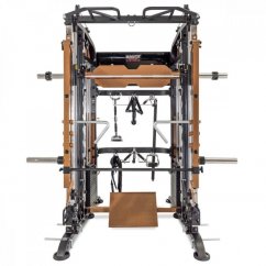 Posilovací stroj Brute Force komplexní posilovna Smith Machine, Leg press, Jammer