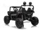 Elektrické auto Beneo T-REX Ride 4x4 dvoumístné 24V, černé, MP3 přehrávač se vstupem USB/AUX, pohon 4x4, lithiová baterie, odpružení, dálkové ovládání, LED světla