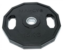 Kotouč olympijský pogumovaný 15 kg hranatý Tunturi