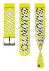 Suunto 22mm Athletic 5 Silicone Strap Lemon Yellow S+M
