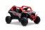 Elektrické autíčko Kawasaki TERYX KRX 1000 12V, červené, jednomiestne, odpružená zadná náprava, 2,4 Ghz diaľkové ovládanie, Lítiová batéria, 2 x 25W Motory, MP3 s USB/AUX,