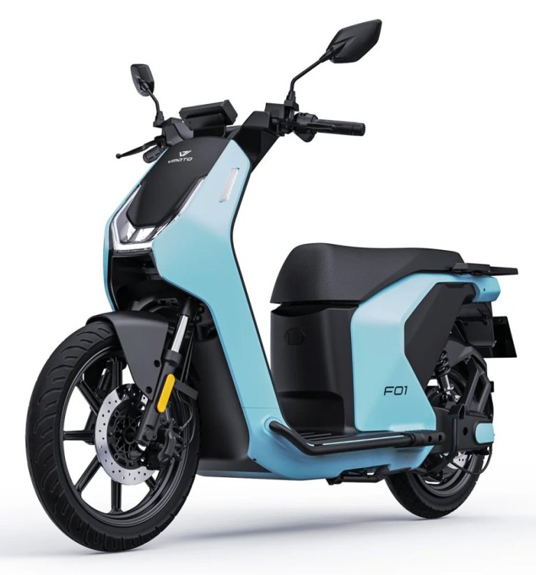 Motocykel Super Soco F01 svetlomodrý