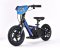 Dětské elektrické odrážedlo RIRIBIKE RTX3 24V (12”), modré, Lithiová baterie, 100W motor, Kotoučová brzda, Nastavitelné měkké PU sedátko