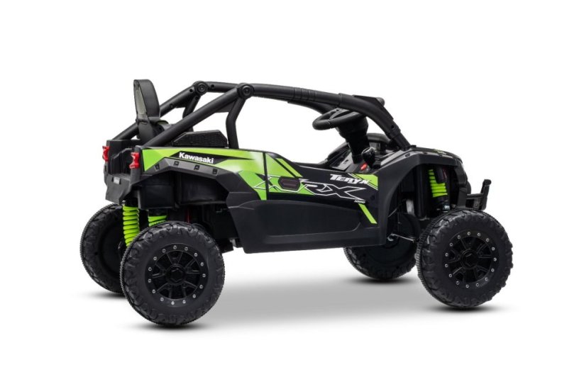 Elektrické autíčko Kawasaki TERYX KRX 1000 12V, čierne, jednomiestne, odpružená zadná náprava, 2,4 Ghz diaľkové ovládanie, Lítiová batéria, 2 x 25W Motory, MP3 s USB/AUX