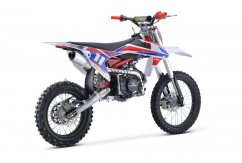 Pitbike Leramotors Shark 125ccm 4T 17/14 červeno-modrá