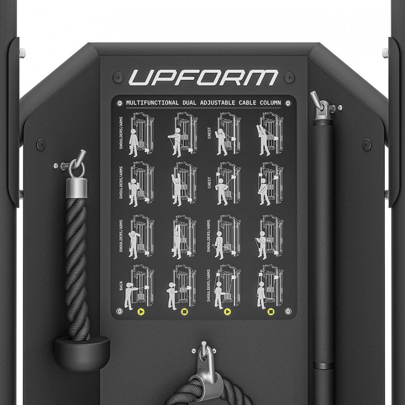 Nastaviteľné kladky s hrazdou UpForm UF-019