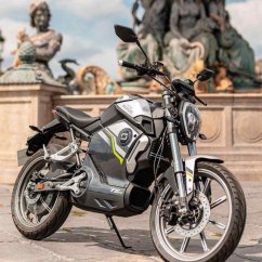 Elektrický motocykl Super Soco TSX dual battery šedý