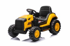 Beneo Licencovaný elektrický Bagr Caterpillar, Jednomístný, žlutý, USB vstupem na MP3 Přehrávači, Zadním pohonem s 2 x 30W Motory a Lithiovou baterií
