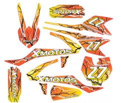 Motocykel Xmotos - XB27 Automatic 90cc 4t 12/10 oranžový