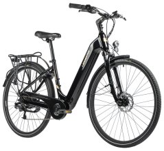 Mestský elektrobicykel Leader Fox Induktora 2023 čierna
