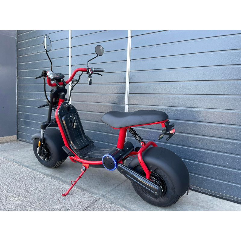 Elektrická koloběžka Lera Scooters C6 2000W červená